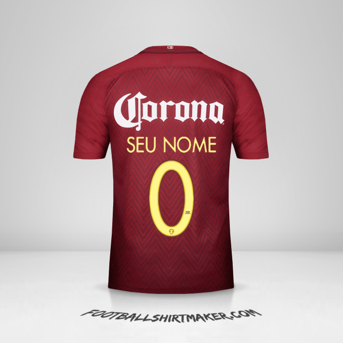 Camisa Club America 2016/17 II -  seu nome - 0