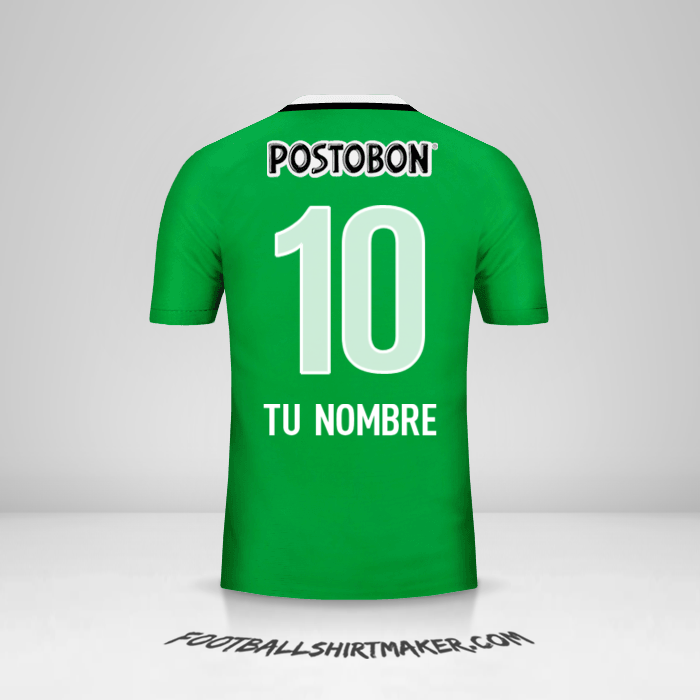 Jersey Atletico Nacional 2016 número 10 tu nombre