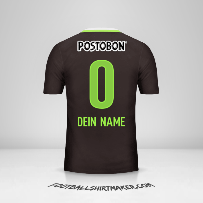 Trikot Atletico Nacional 2016 II -  dein name - 0