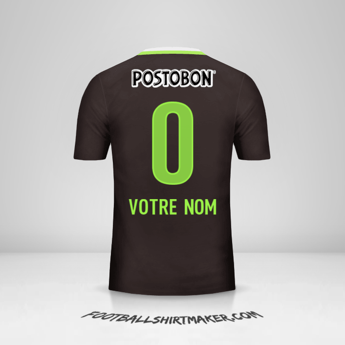 Maillot Atletico Nacional 2016 II -  votre nom - 0