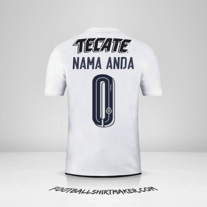 Jersey Guadalajara 2016/17 II -  nama anda - 0