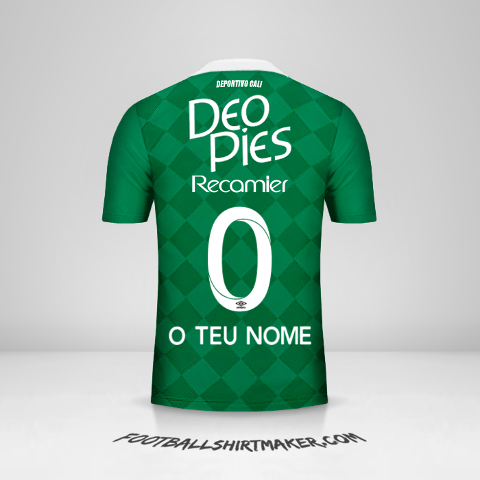 Camisola Deportivo Cali 2016 -  o teu nome - 0