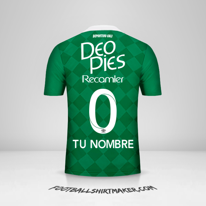 Camiseta Deportivo Cali 2016 -  tu nombre - 0