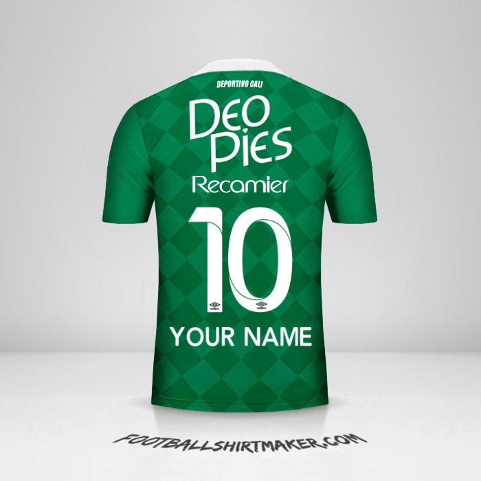 Deportivo Cali 2016 shirt number 10 your name