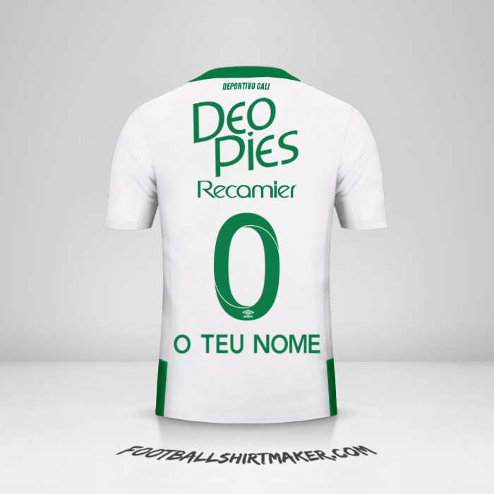 Camisola Deportivo Cali 2016 II -  o teu nome - 0