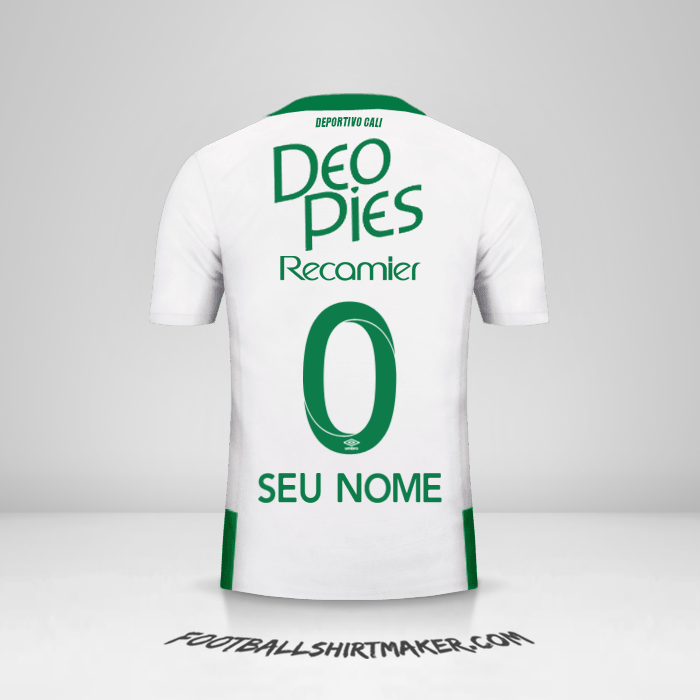 Camisa Deportivo Cali 2016 II -  seu nome - 0