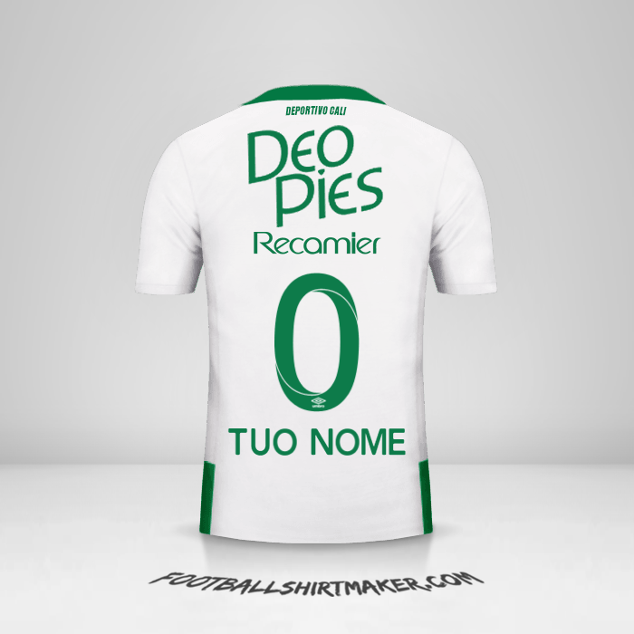 Maglia Deportivo Cali 2016 II -  tuo nome - 0