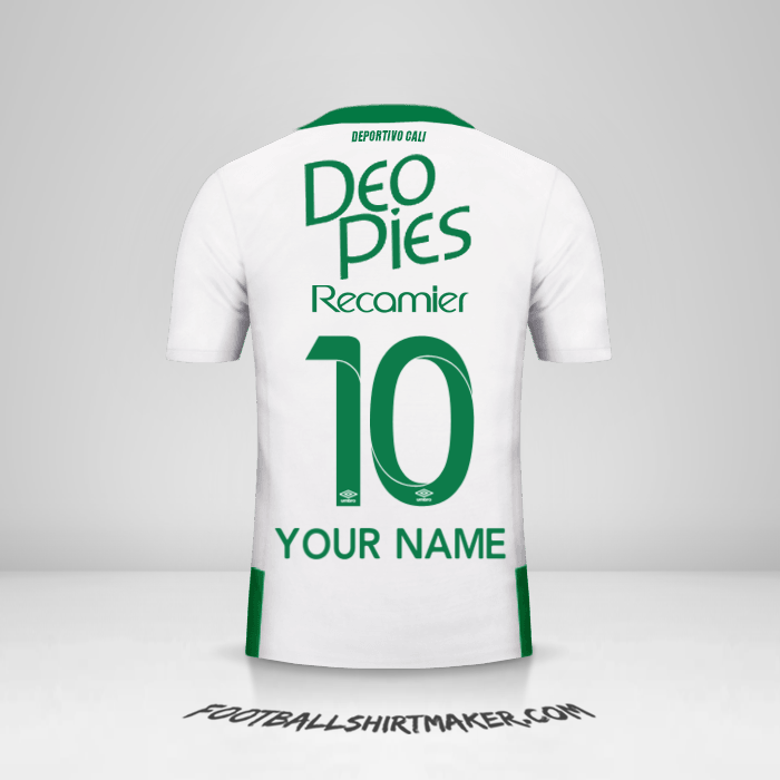 Deportivo Cali 2016 II shirt number 10 your name