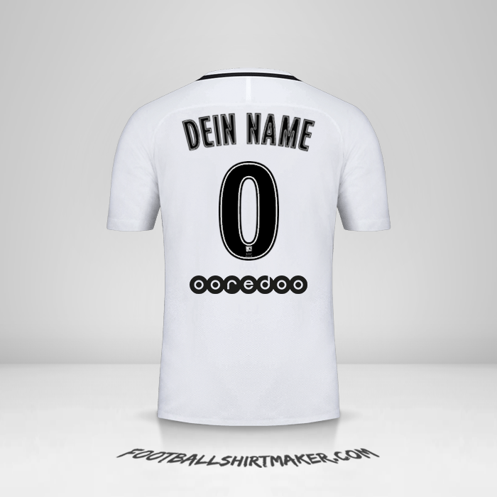 Trikot Paris Saint Germain 2016/17 III -  dein name - 0