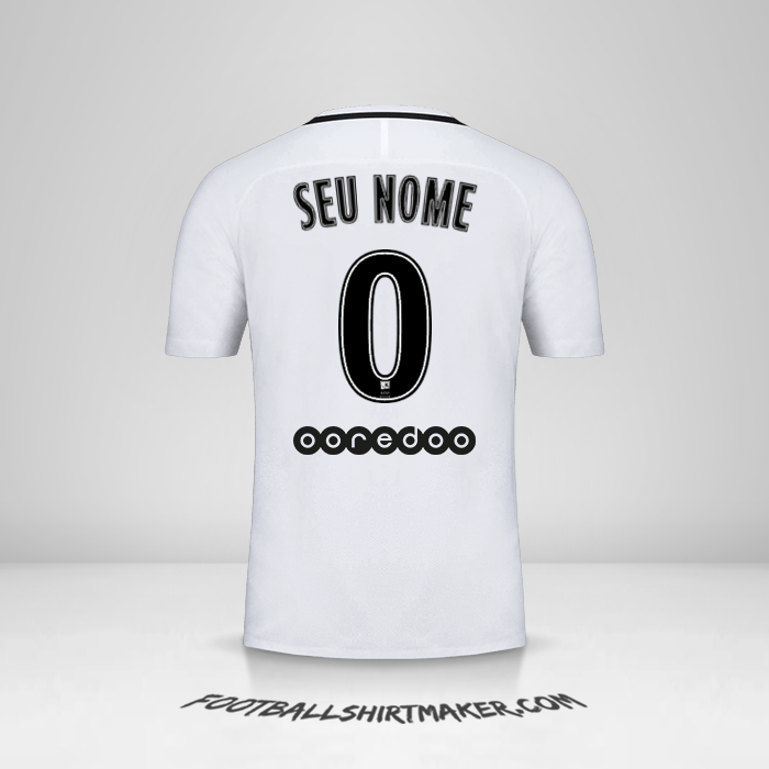 Camisa Paris Saint Germain 2016/17 III -  seu nome - 0