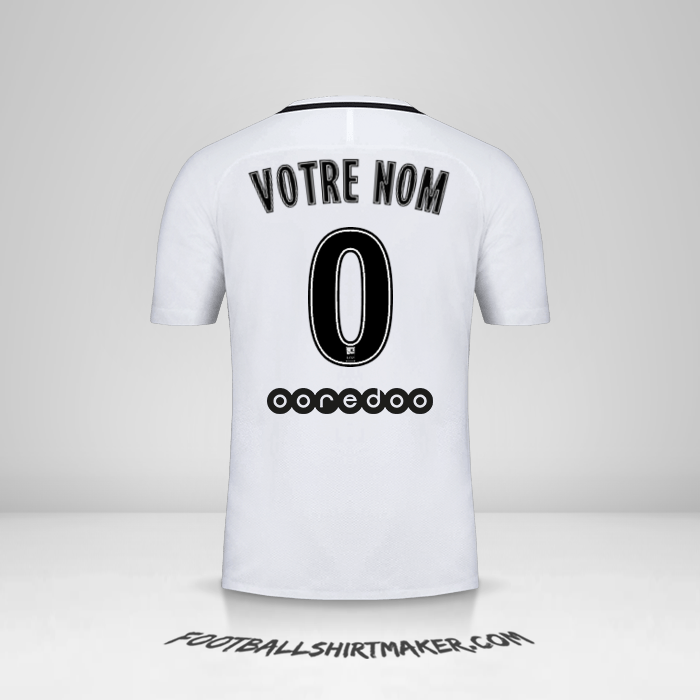 Maillot Paris Saint Germain 2016/17 III -  votre nom - 0