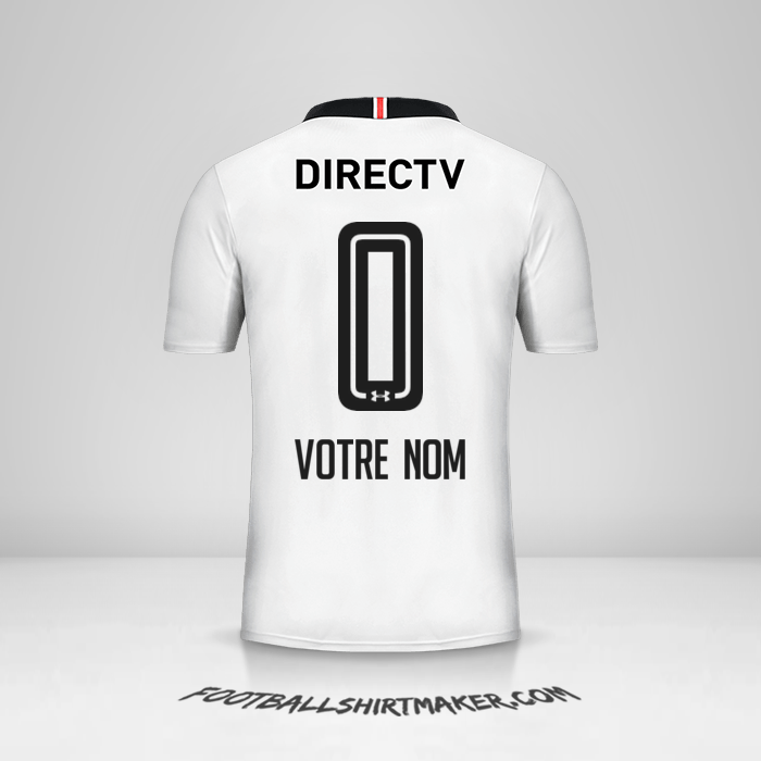 Maillot Colo Colo 2017 -  votre nom - 0