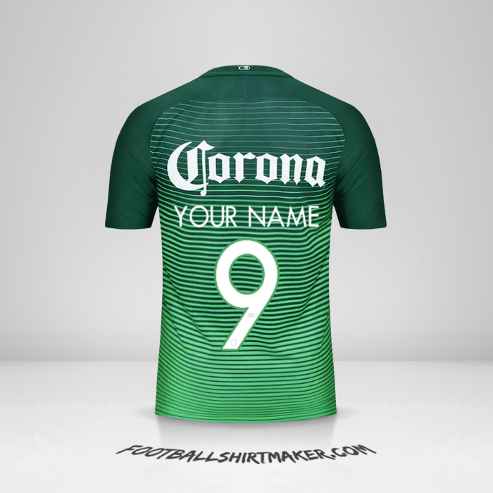 Club America 2017 III shirt number 9 your name