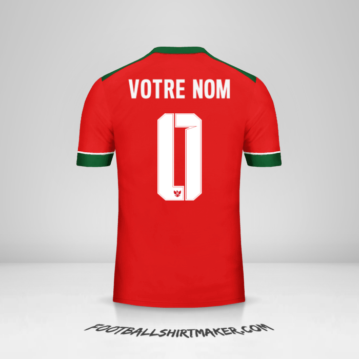 Maillot Indonésie 2016/17 -  votre nom - 0