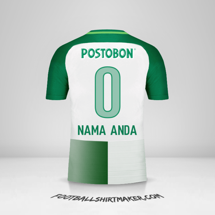 Jersey Atletico Nacional 2017 -  nama anda - 0