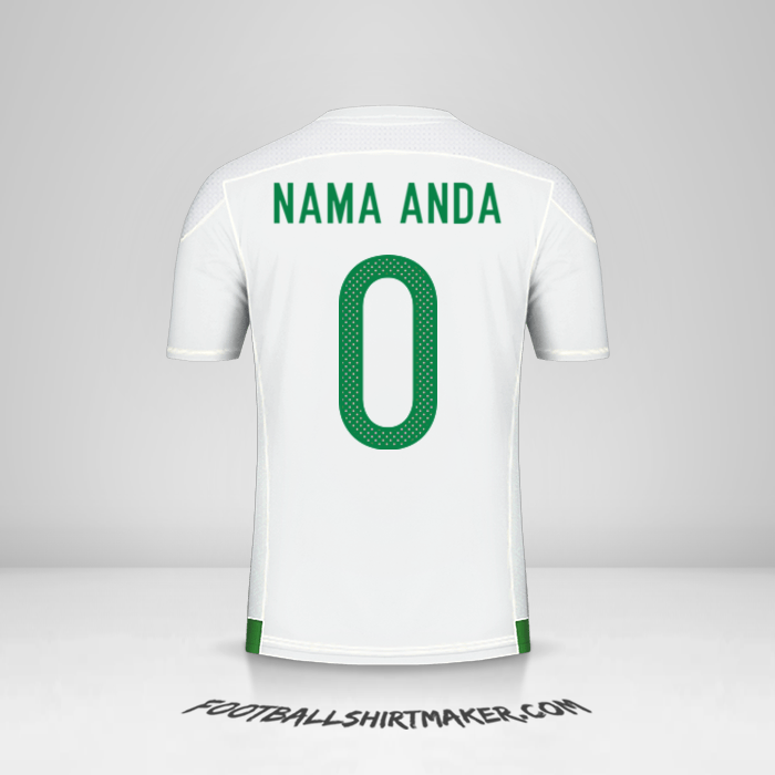 Jersey Aljazair 2016/17 -  nama anda - 0