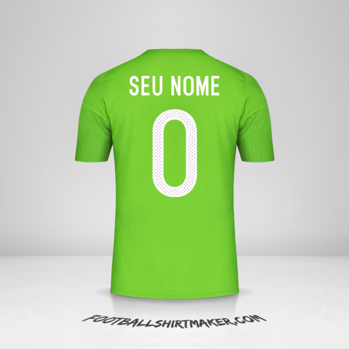 Camisa Argélia 2016/17 II -  seu nome - 0