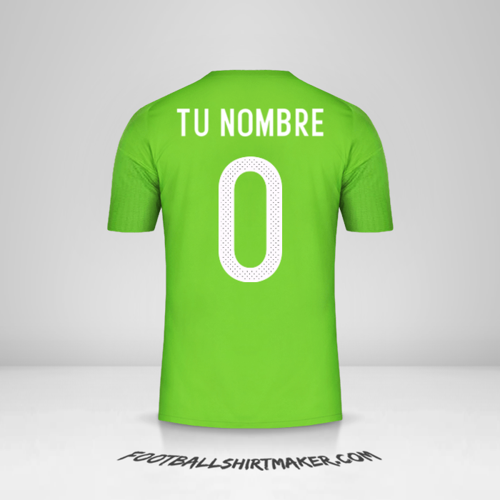 Jersey Argelia 2016/17 II -  tu nombre - 0