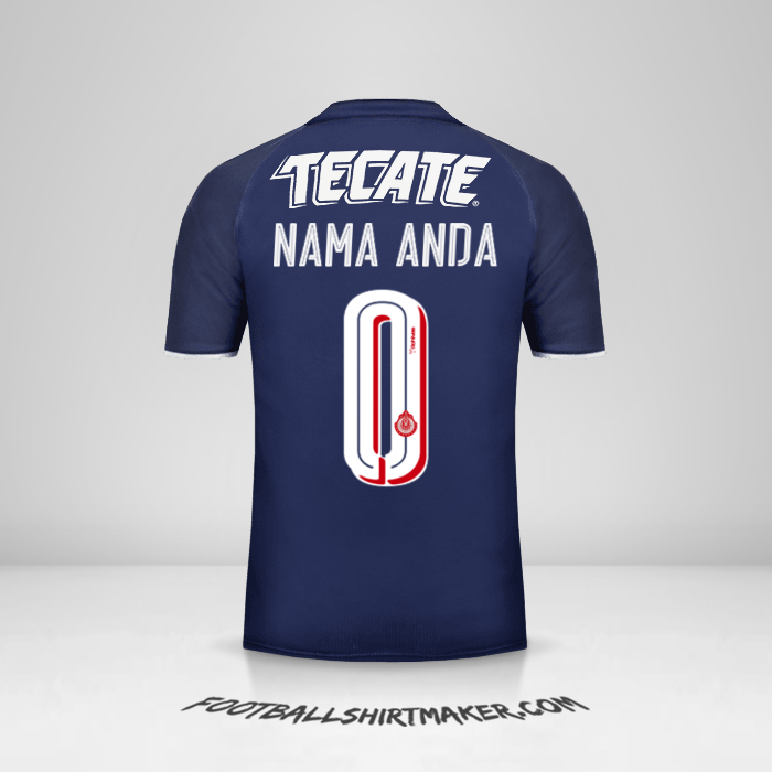 Jersey Guadalajara 2017 III -  nama anda - 0