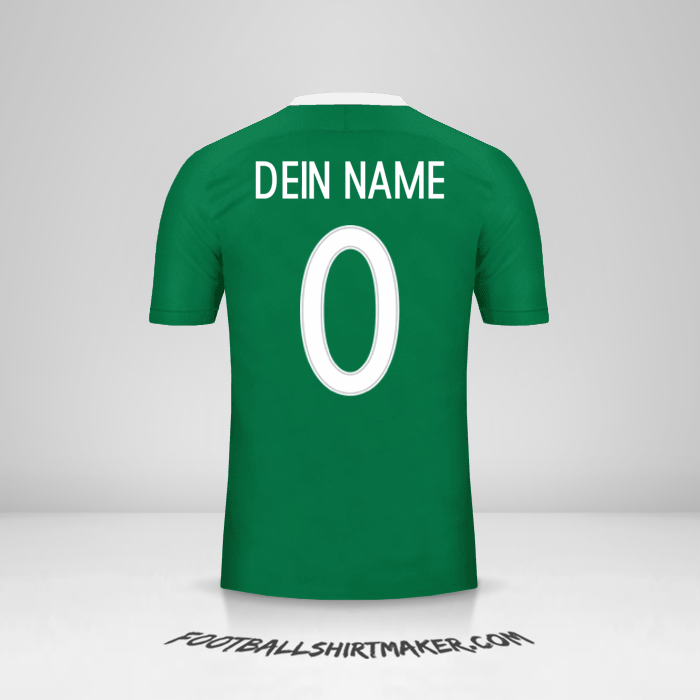 Trikot Nigeria 2016/17 -  dein name - 0