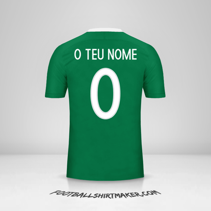 Camisola Nigéria 2016/17 -  o teu nome - 0