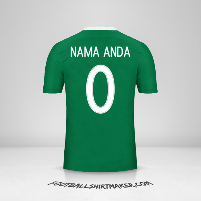 Jersey Nigeria 2016/17 -  nama anda - 0