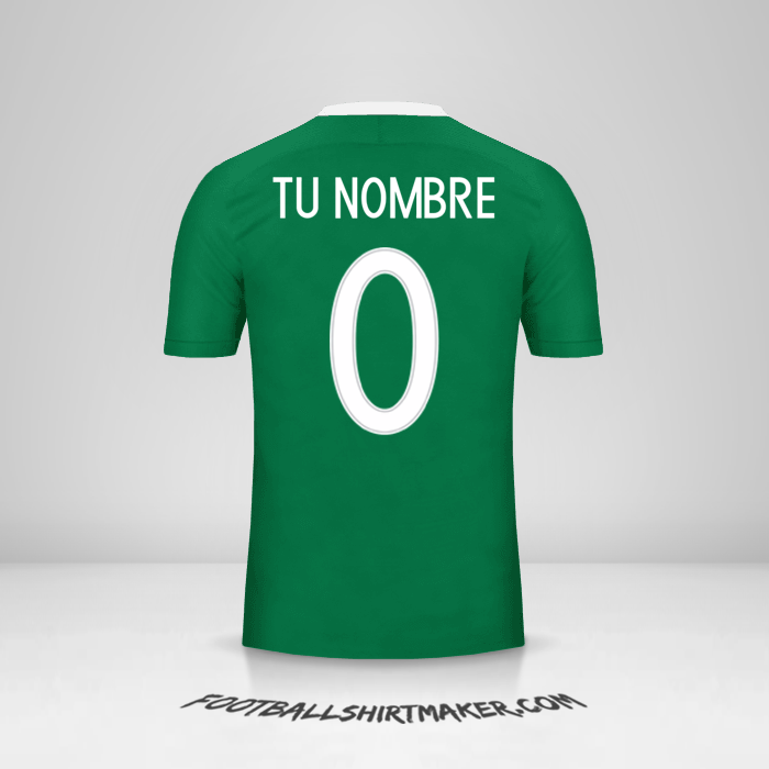 Camiseta Nigeria 2016/17 -  tu nombre - 0