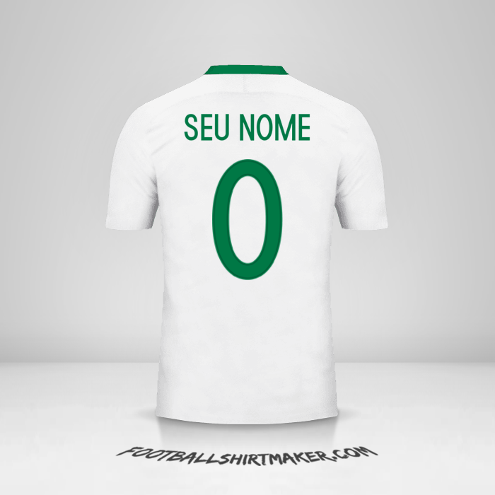 Camisa Nigéria 2016/17 II -  seu nome - 0