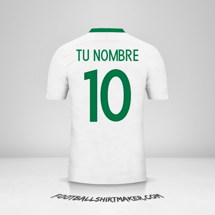 Jersey Nigeria 2016/17 II número 10 tu nombre