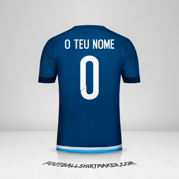 Camisola Argentina 2016 II -  o teu nome - 0