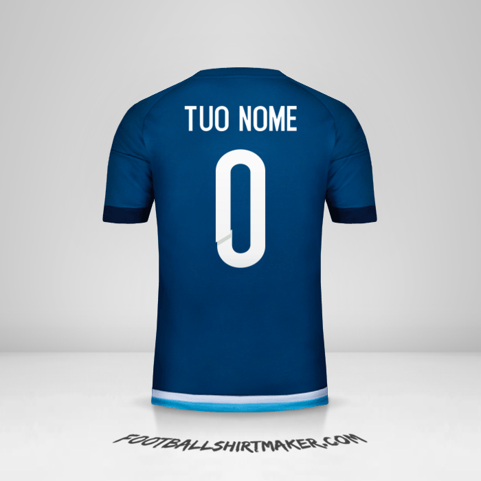 Maglia Argentina 2016 II -  tuo nome - 0
