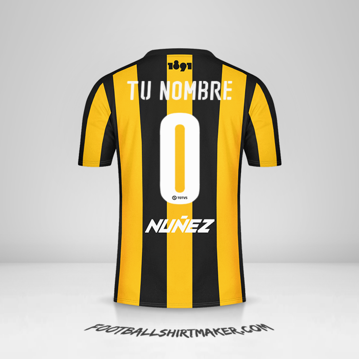 Jersey Peñarol 2016/17 -  tu nombre - 0