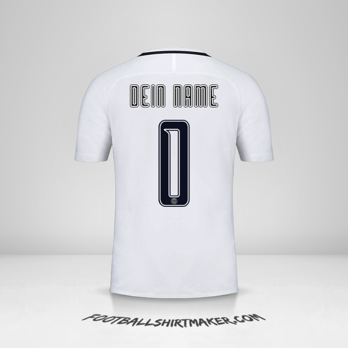 Trikot Paris Saint Germain 2016/17 Cup III -  dein name - 0