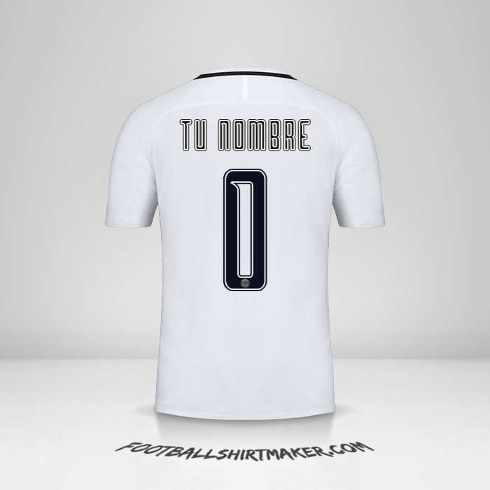 Jersey Paris Saint Germain 2016/17 Cup III -  tu nombre - 0