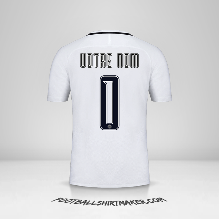 Maillot Paris Saint Germain 2016/17 Cup III -  votre nom - 0