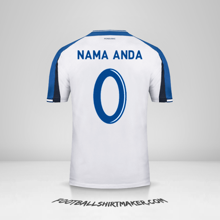 Jersey Honduras 2016/17 -  nama anda - 0