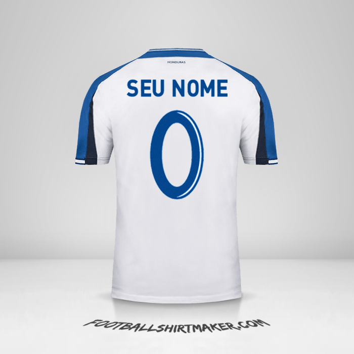 Camisa Honduras 2016/17 -  seu nome - 0