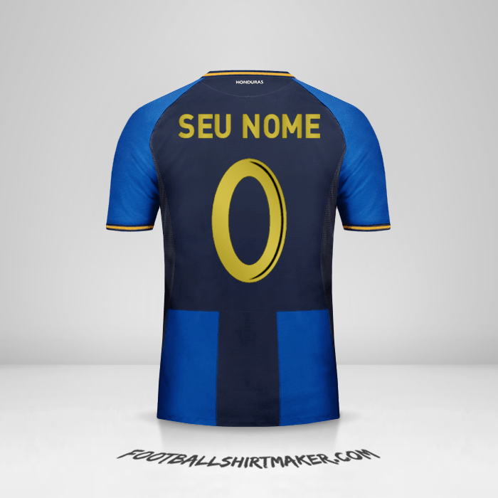 Camisa Honduras 2016/17 III -  seu nome - 0