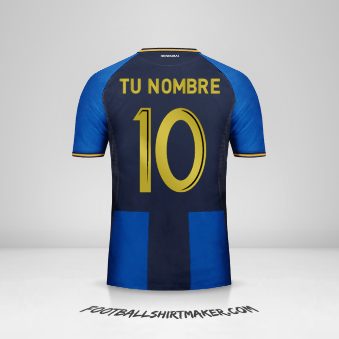 Camiseta Honduras 2016/17 III número 10 tu nombre