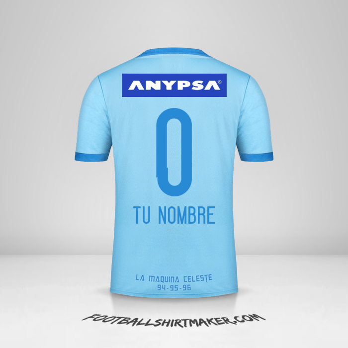 Jersey Sporting Cristal 2017 número 0 tu nombre