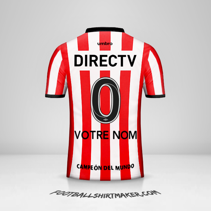 Maillot Estudiantes de la Plata 2016 -  votre nom - 0