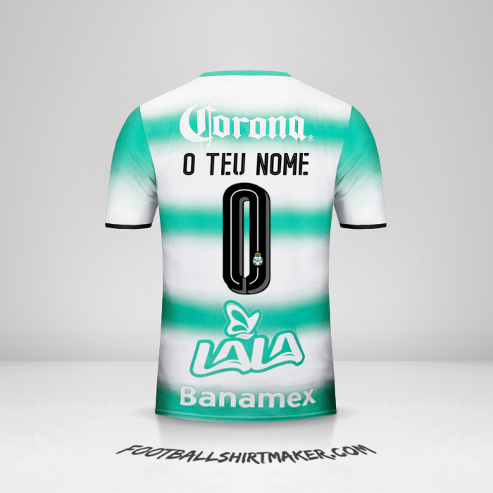 Camisola Santos Laguna 2016/17 -  o teu nome - 0