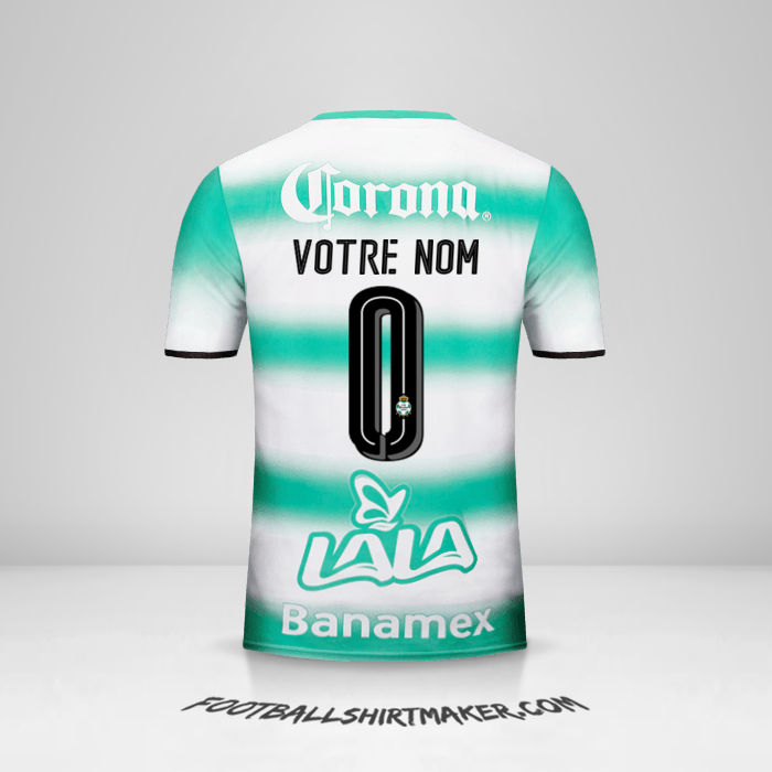 Maillot Santos Laguna 2016/17 -  votre nom - 0