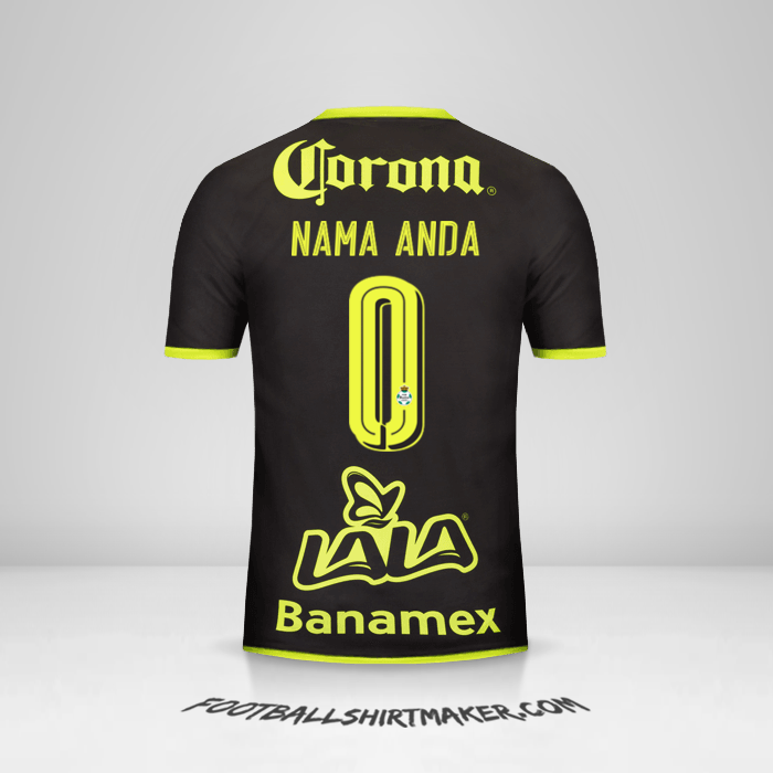 Jersey Santos Laguna 2016/17 II -  nama anda - 0