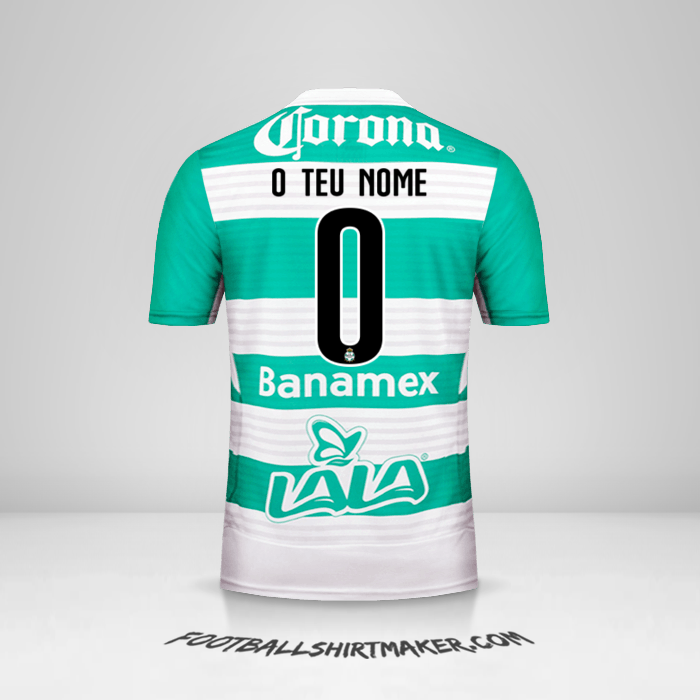 Camisola Santos Laguna 2015/16 -  o teu nome - 0