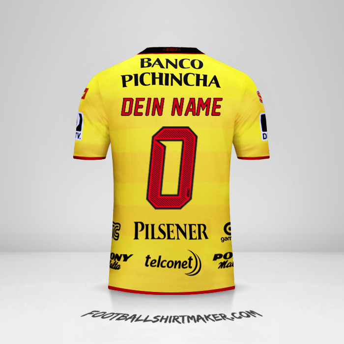 Trikot Barcelona SC 2017 -  dein name - 0