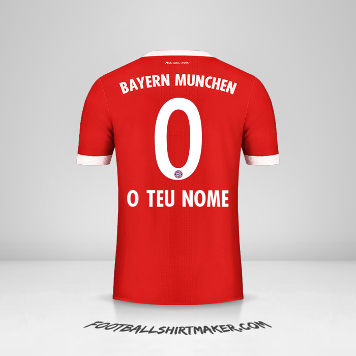 Camisola FC Bayern Munchen 2017/18 -  o teu nome - 0