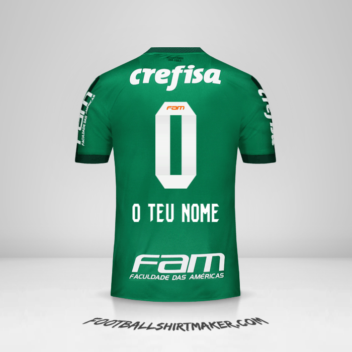 Camisola Palmeiras 2017 -  o teu nome - 0