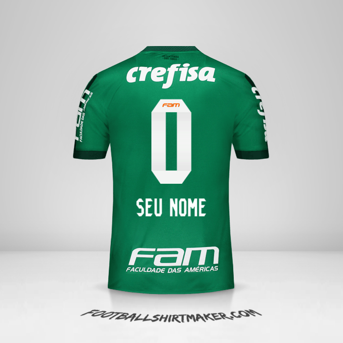 Camisa Palmeiras 2017 -  seu nome - 0