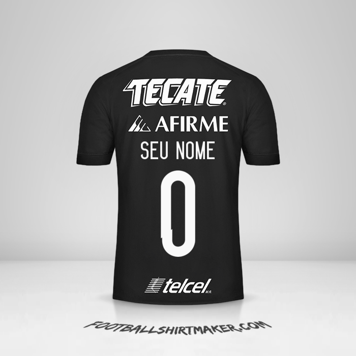 Camisa Tigres UANL 2017 III -  seu nome - 0